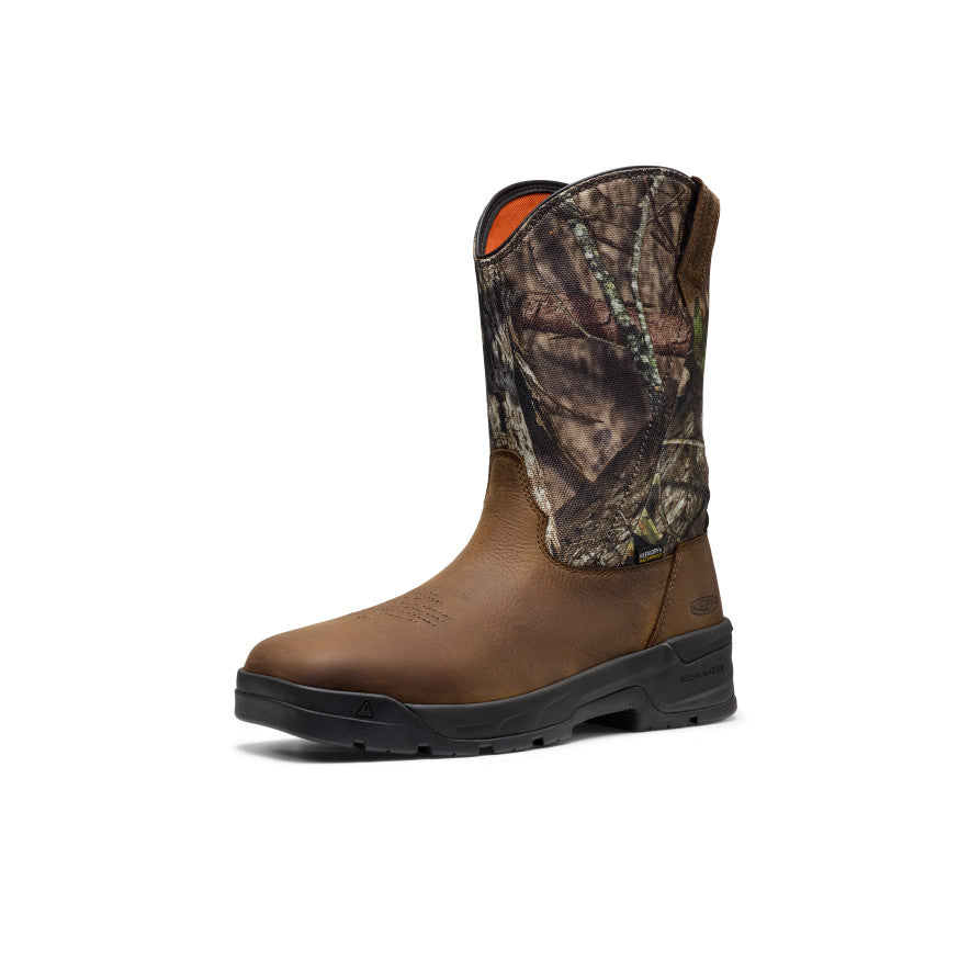 Men's Flatland Pull-On Waterproof Work Boot (Soft Toe) | MOSSY OAK®  BREAK-UP COUNTRY©®