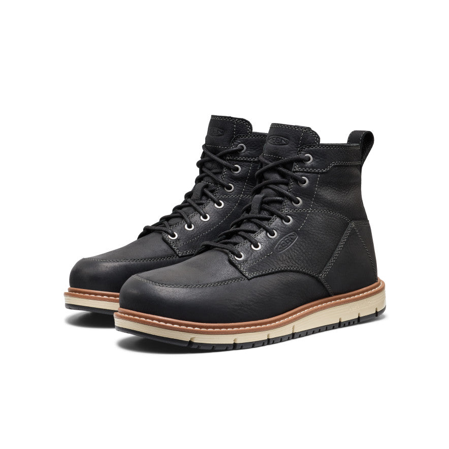 Men's San Jose 6\" Boot (Aluminum Toe) | Black/Caramel Cafe