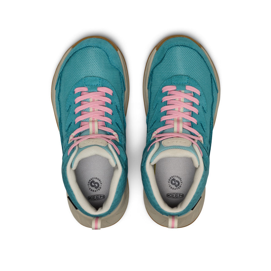 Big Kids' Hightrail Waterproof Hiking Boot | Brittany Blue/Cashmere Rose