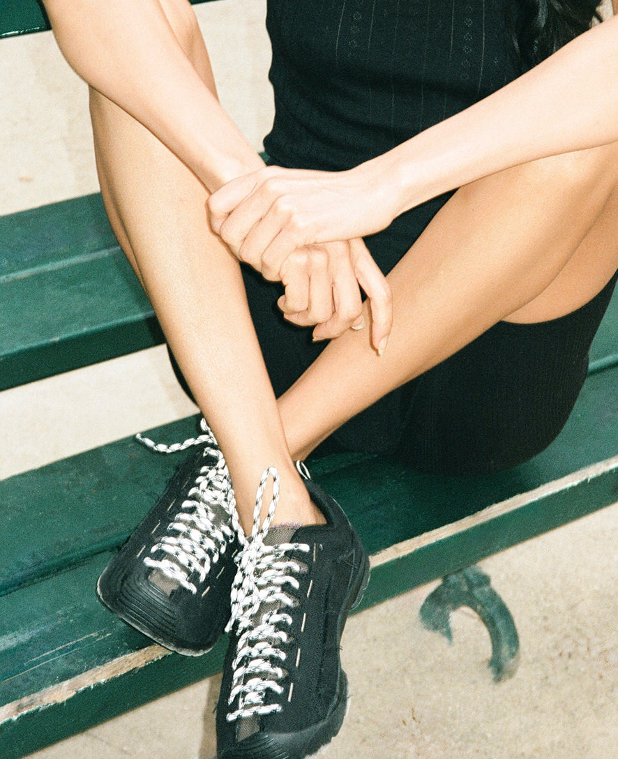 Women's Jasper Split Skall Studio Sneaker | Skall Black