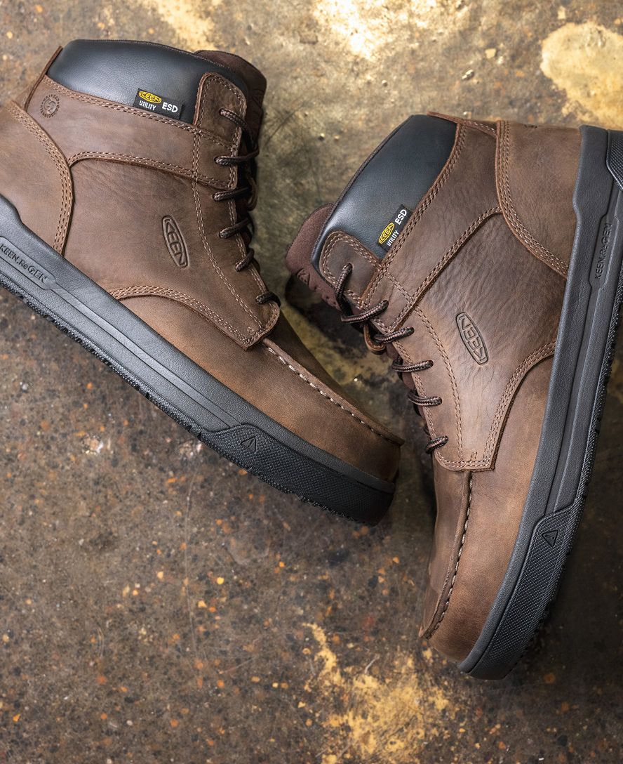 Men's Gibson ESD Boot (Carbon Toe) | Cascade Brown/Black