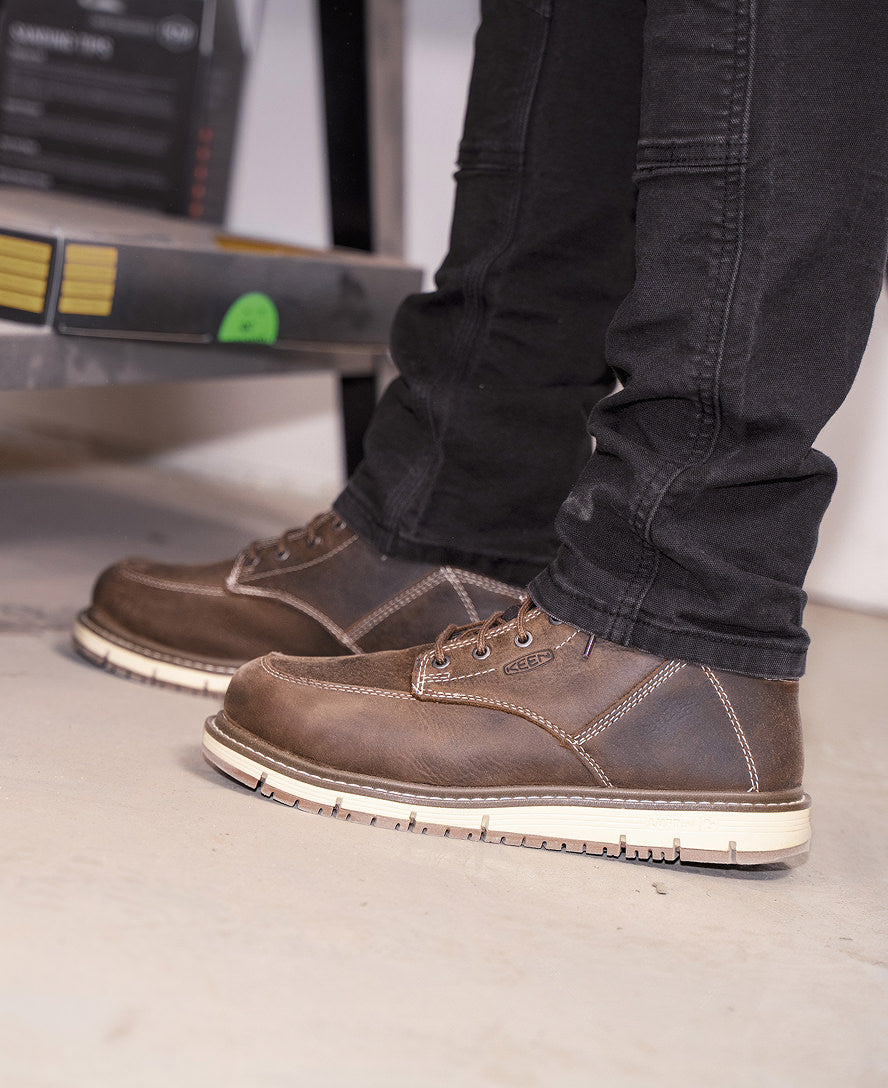 Women's San Jose 6\" Waterproof Boot (Aluminum Toe) | Cascade Brown/Gum