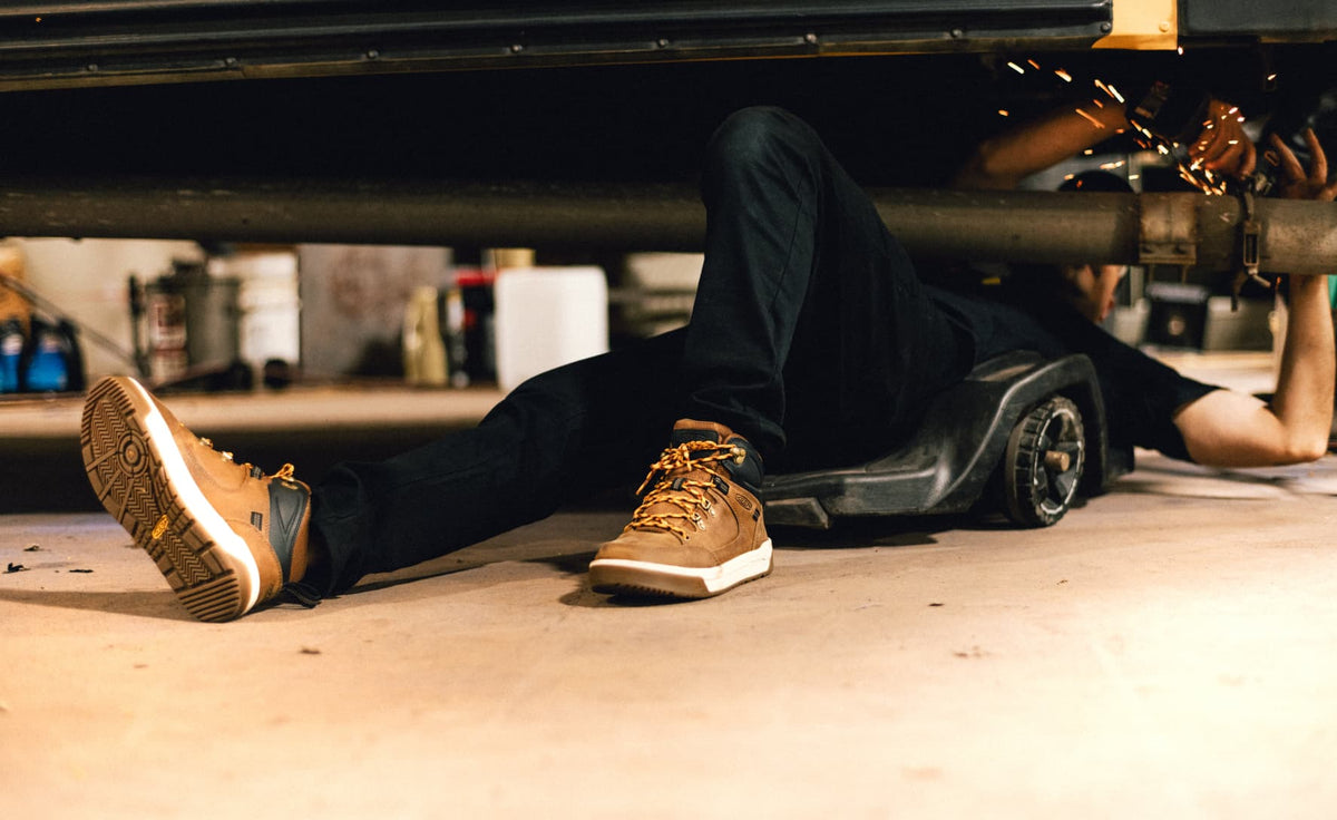 Men's Gibson Hiker Work Boot (Soft Toe) | Belgian/Gum