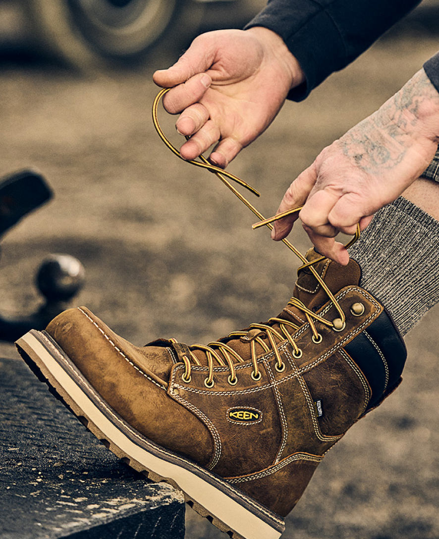 Men's Cincinnati 8\" Waterproof Boot (Carbon Toe) | Belgian/Sandshell