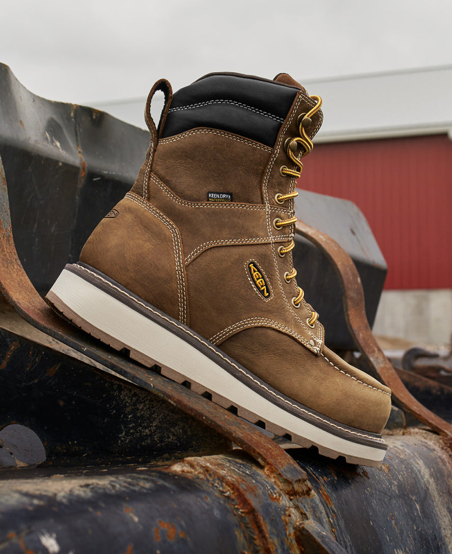 Men's Cincinnati 8\" Waterproof Boot (Carbon Toe) | Belgian/Sandshell