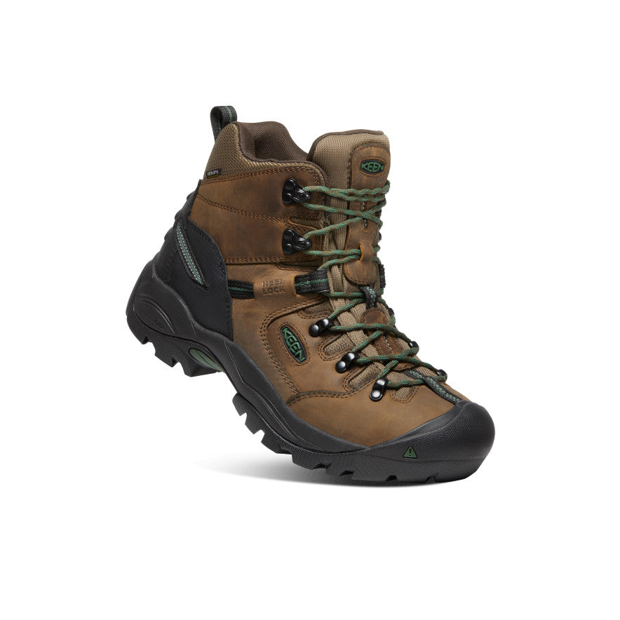 Men's Pittsburgh Energy 6\" Waterproof Boot (Soft Toe) | Cascade Brown/Greener Pastures