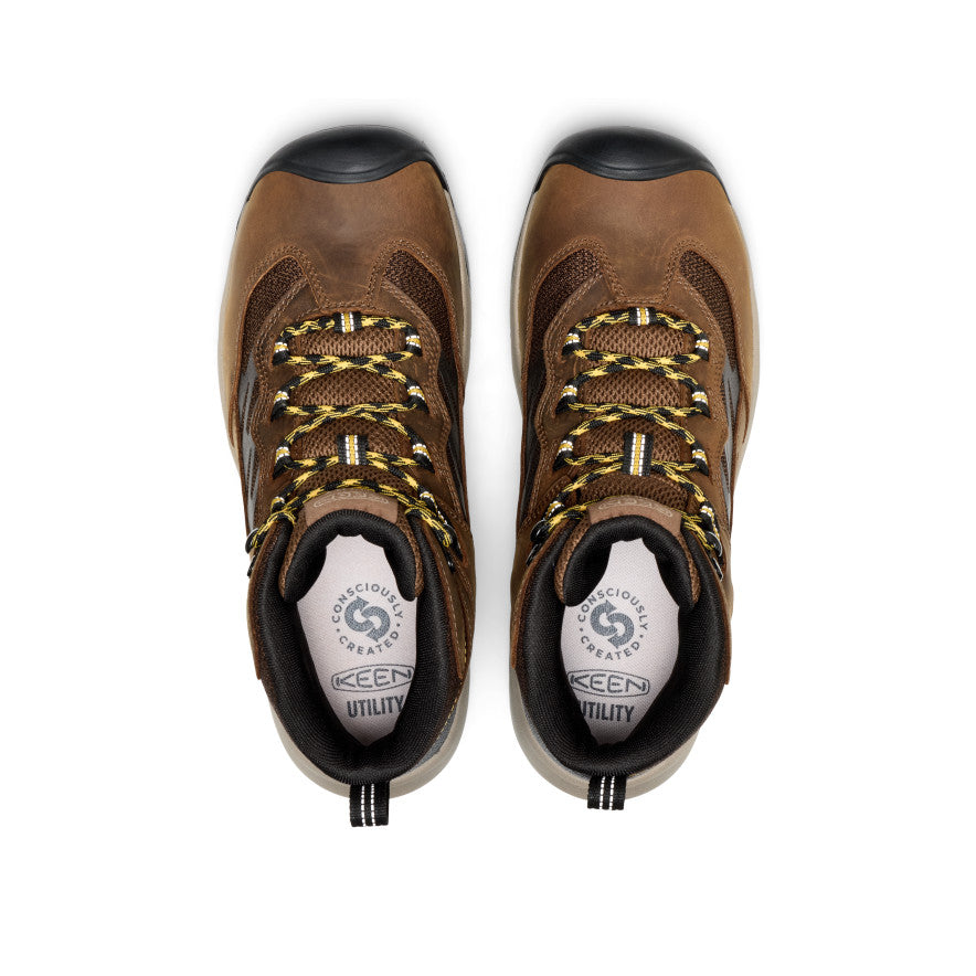 Men's Highframe Waterproof Work Boot (Soft Toe) | Dark Earth/Black