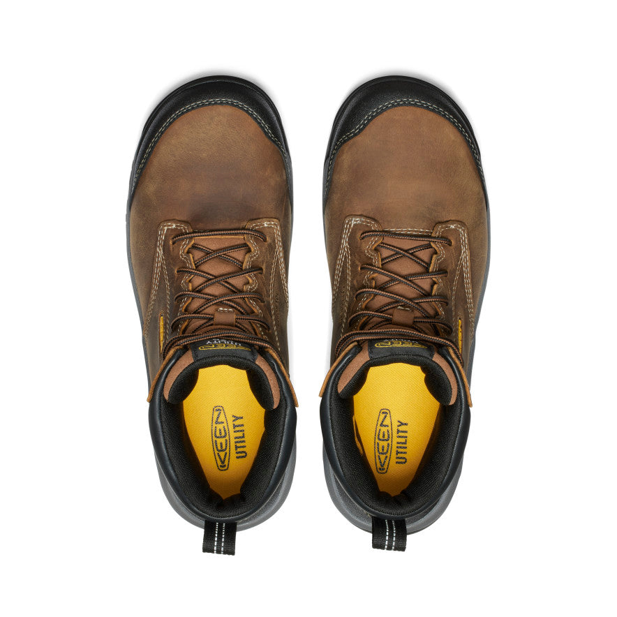 Men's Evanston 6\" ESD Boot (Carbon Toe) | Bison/Black