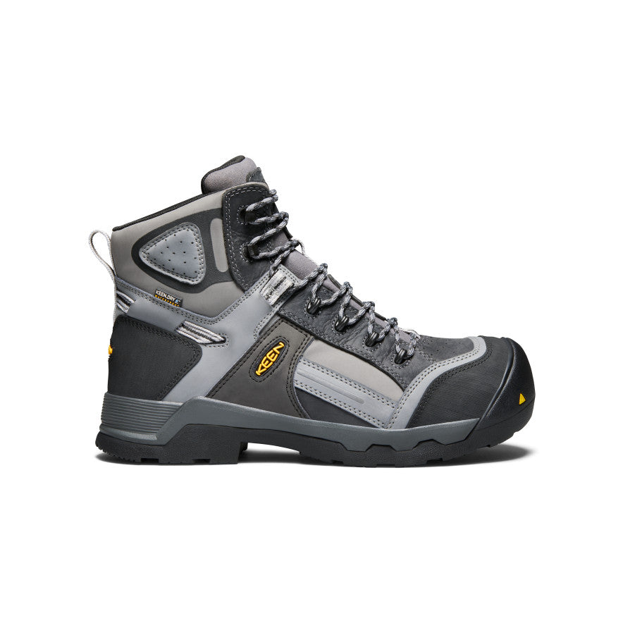 Men's Davenport 6\" Insulated Waterproof Boot (Composite Toe) | Magnet/Steel Grey