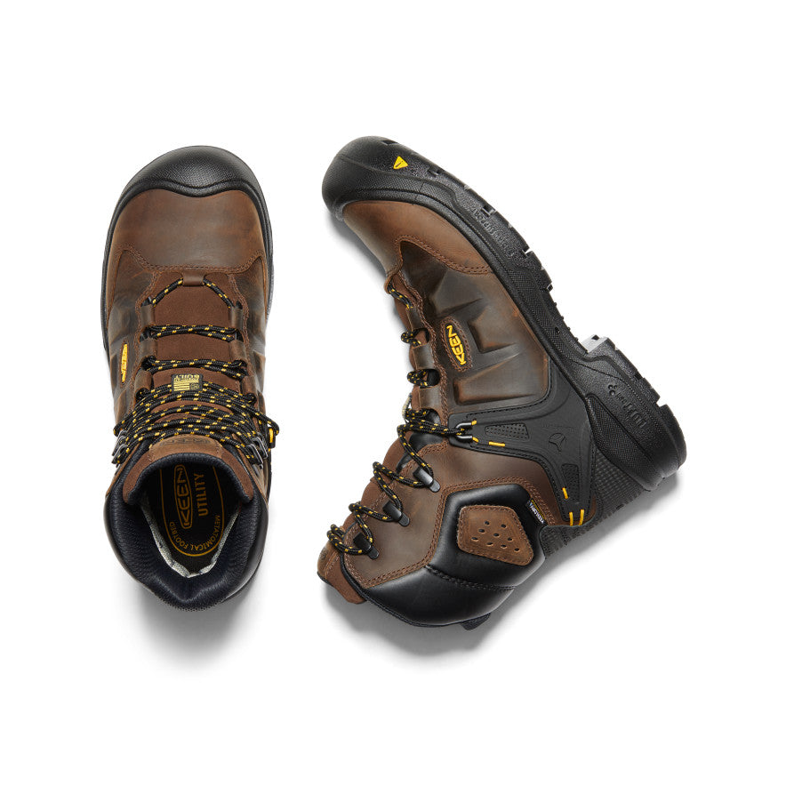 Men's Dover 8\" Insulated Waterproof Boot (Carbon Toe) | Dark Earth/Black