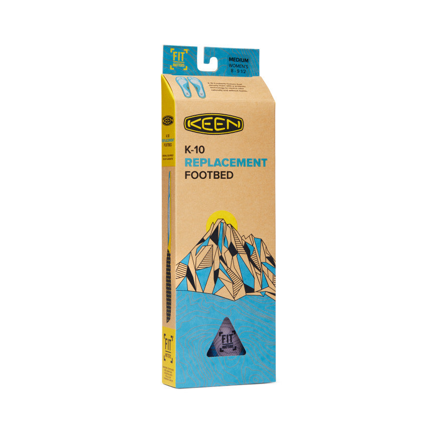 Women's Outdoor K-10 Replacement Insole | Ocean Blue