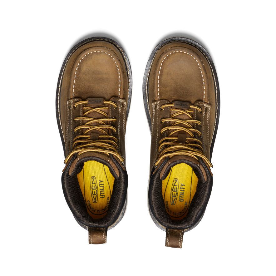 Men's Cincinnati 6\" Waterproof 90° Heel Boot (Carbon Toe) | Belgian/Sandshell