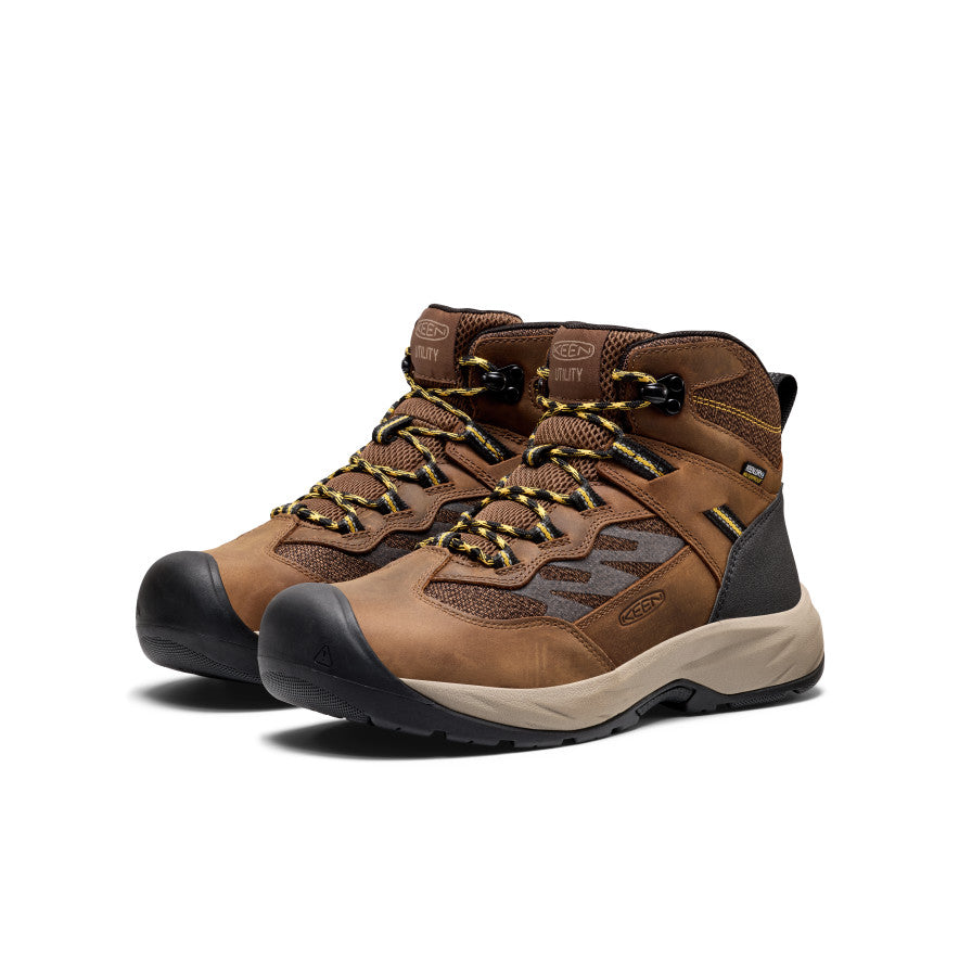 Men's Highframe Waterproof Work Boot (Soft Toe) | Dark Earth/Black