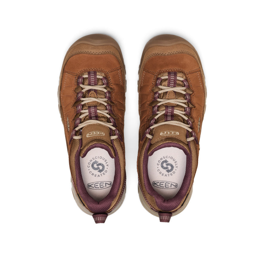 Women's Targhee IV Waterproof Hiking Shoe | Bison/Huckleberry