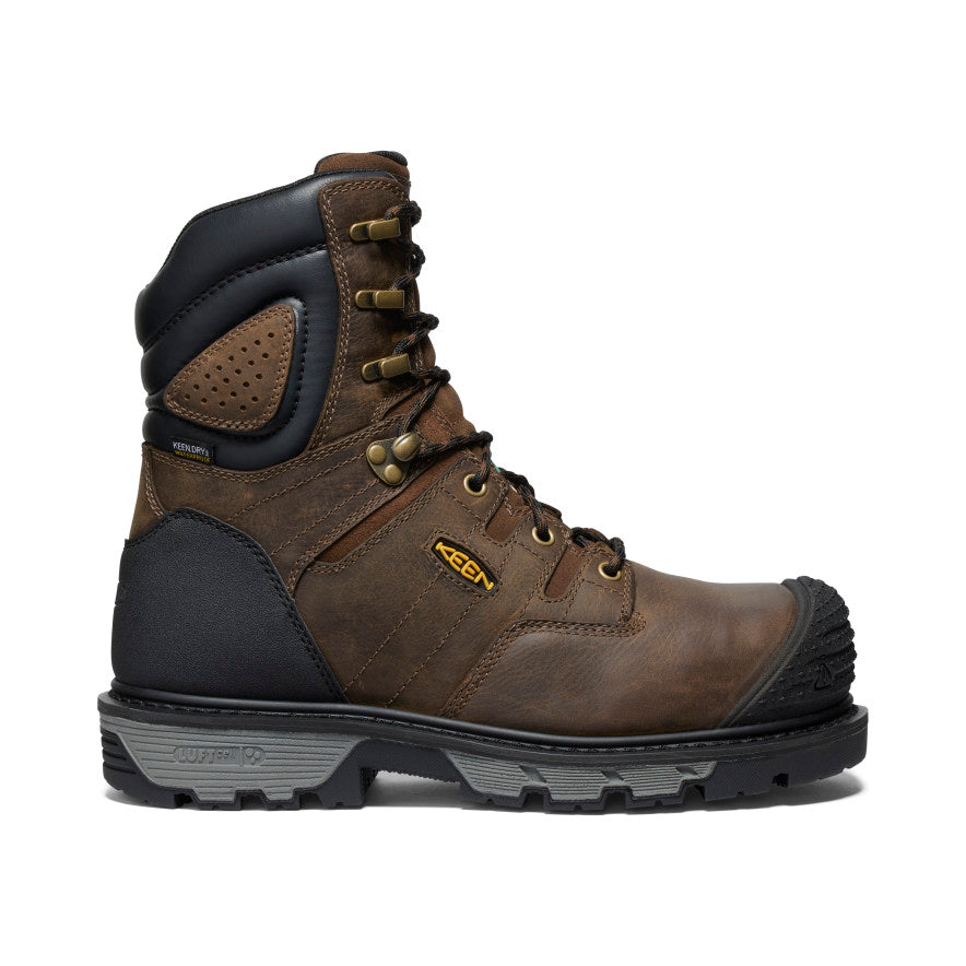Men's CSA Camden 8\" Waterproof Boot (Carbon Toe) | Dark Earth/Black