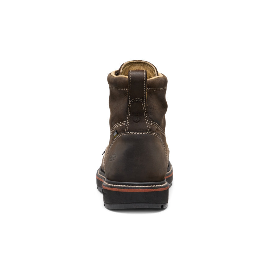 Men's Liberty 6\" Waterproof 90° Heel Boot (Carbon Toe) | Coffee Bean/Black