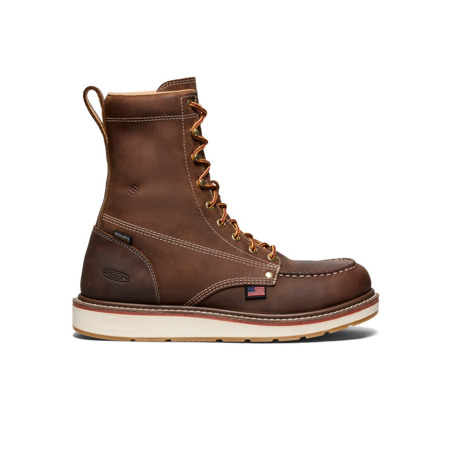 Men's Liberty 8\" Waterproof Boot (Carbon Toe) | Chestnut/Gum