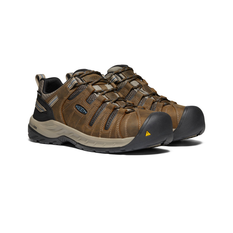Men's Flint II Waterproof (Steel Toe) | Cascade Brown/Orion Blue