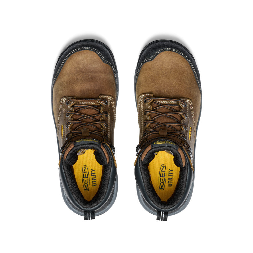 Women's Evanston 6\" Waterproof Boot INT MET (Carbon Toe) | Bison/Black
