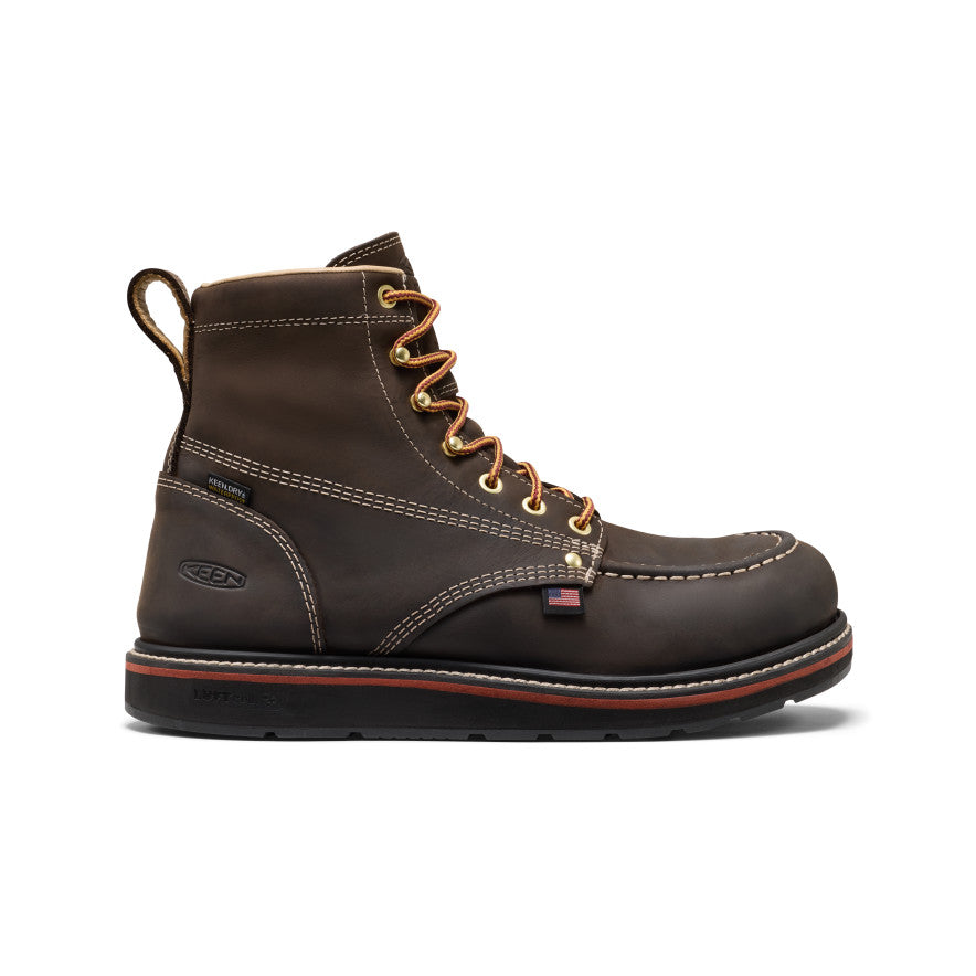 Men's Liberty 6\" Waterproof Boot (Carbon Toe) | Coffee Bean/Black