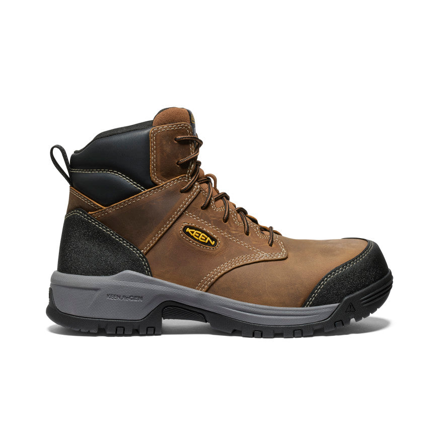 Men's Evanston 6\" ESD Boot (Carbon Toe) | Bison/Black