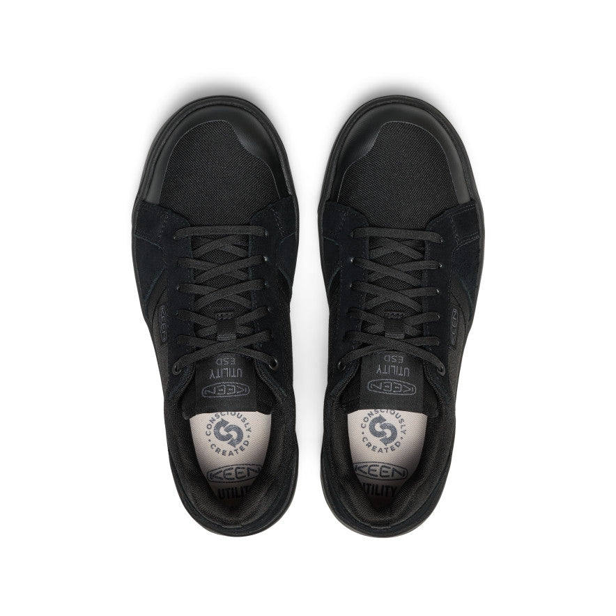 Men's Kenton ESD Work Shoe (Soft Toe) | Black/Black