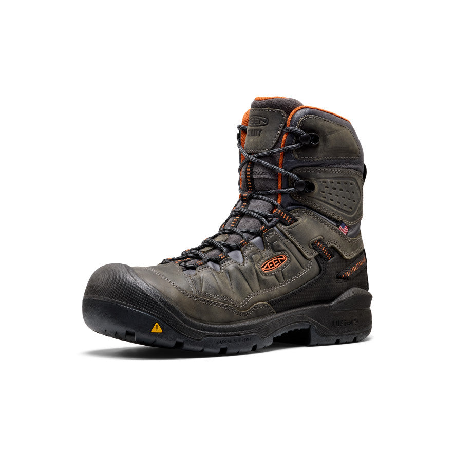 Men's Targhee IV 8\" Waterproof Work Boot (Carbon Toe) | Magnet/Black