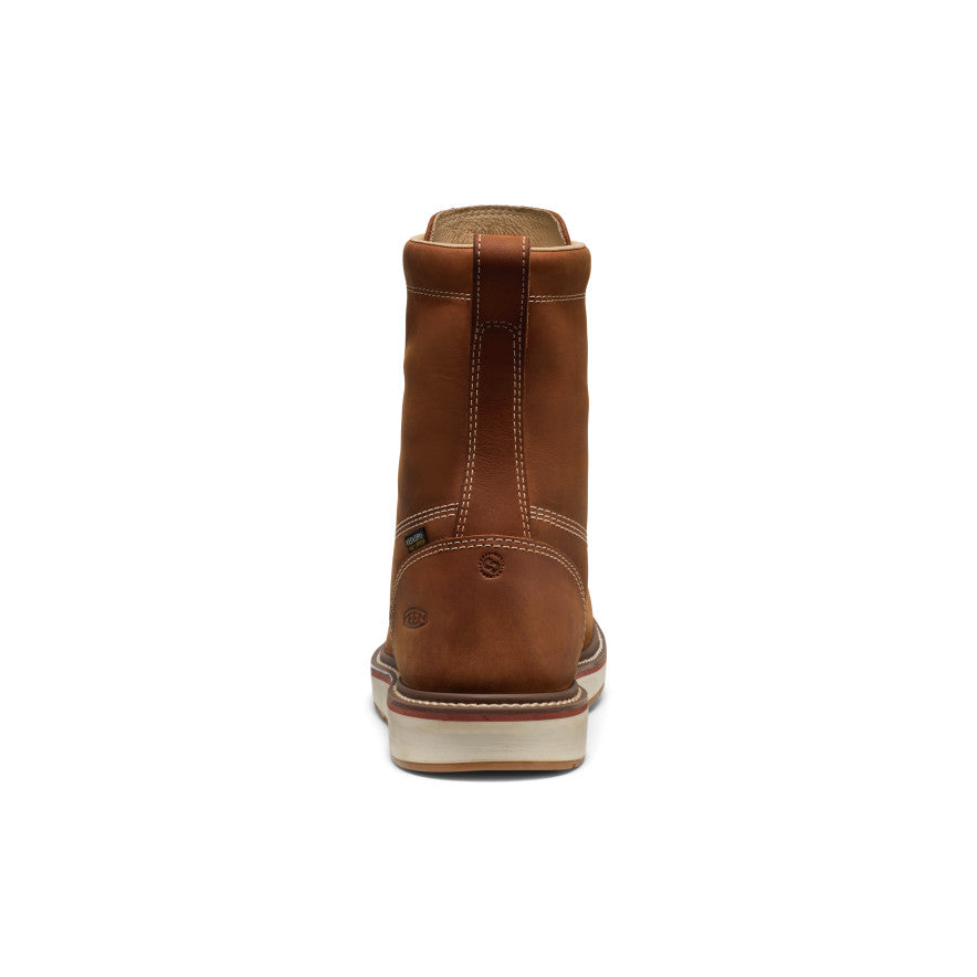 Men's Liberty 8\" Waterproof Boot (Soft Toe) | Leather Brown/Birch