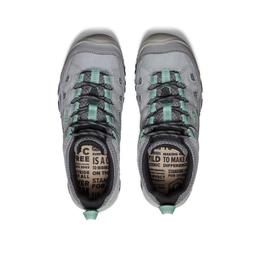 Women's Targhee IV Vented Hiking Shoe | Alloy/Granite Green