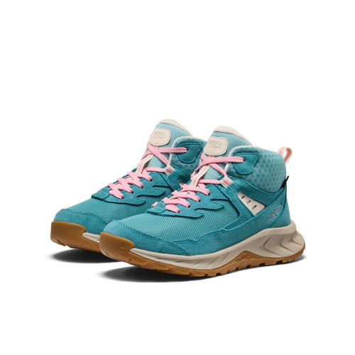 Big Kids' Hightrail Waterproof Hiking Boot | Brittany Blue/Cashmere Rose