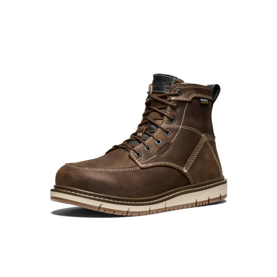 Women's San Jose 6\" Waterproof Boot (Aluminum Toe) | Cascade Brown/Gum