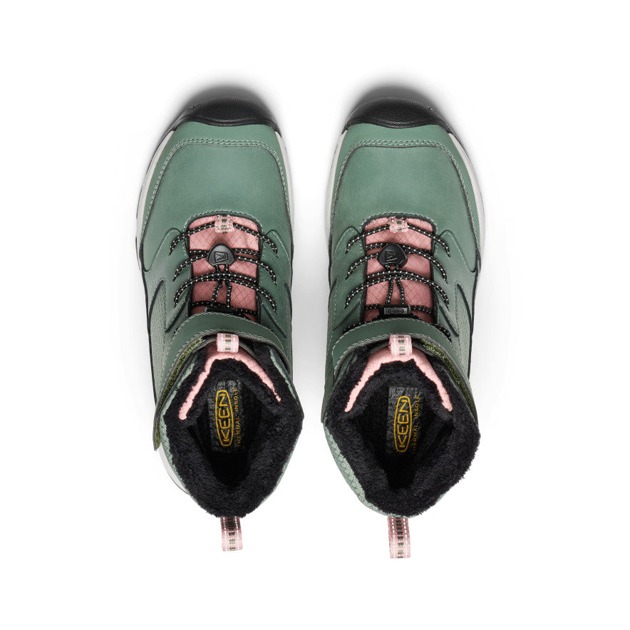 Big Kids' Skua Waterproof Winter Boot | Dark Forest/Rose Elegance