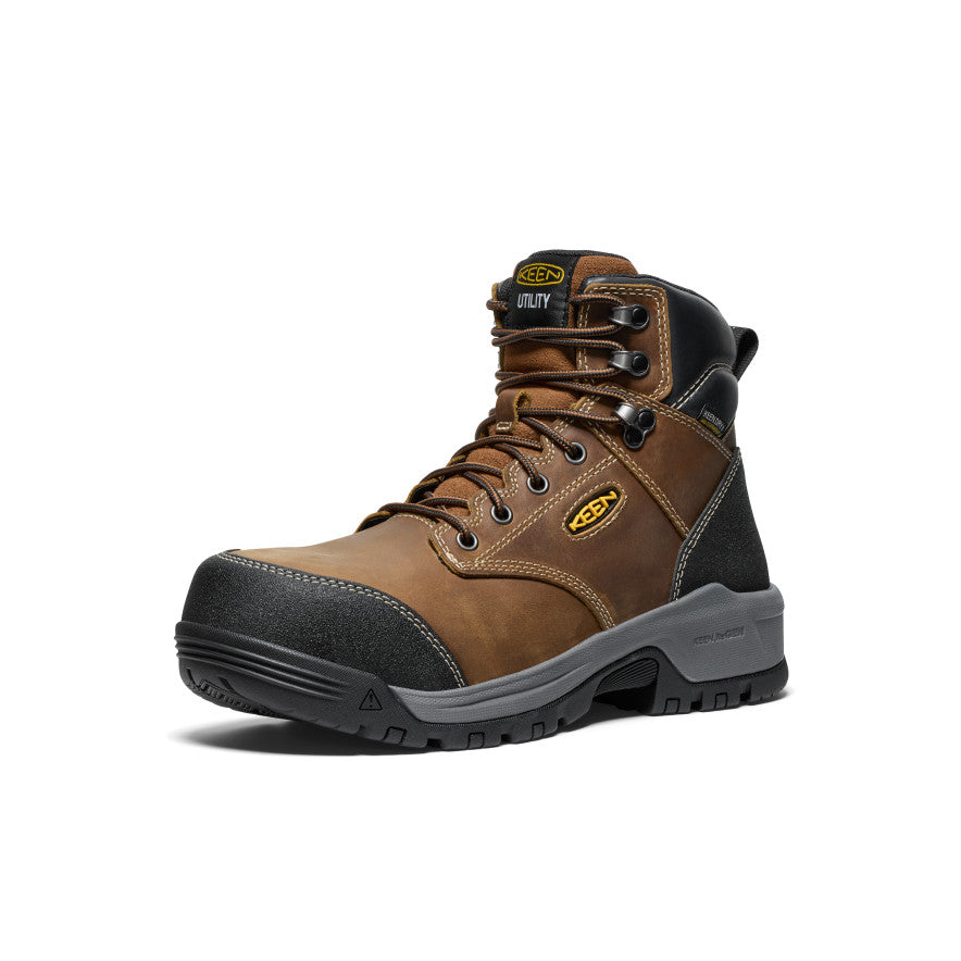 Men's CSA Evanston 6\" Waterproof Boot (Carbon Toe) | Bison/Black