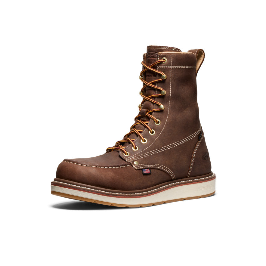 Men's Liberty 8\" Waterproof Boot (Carbon Toe) | Chestnut/Gum