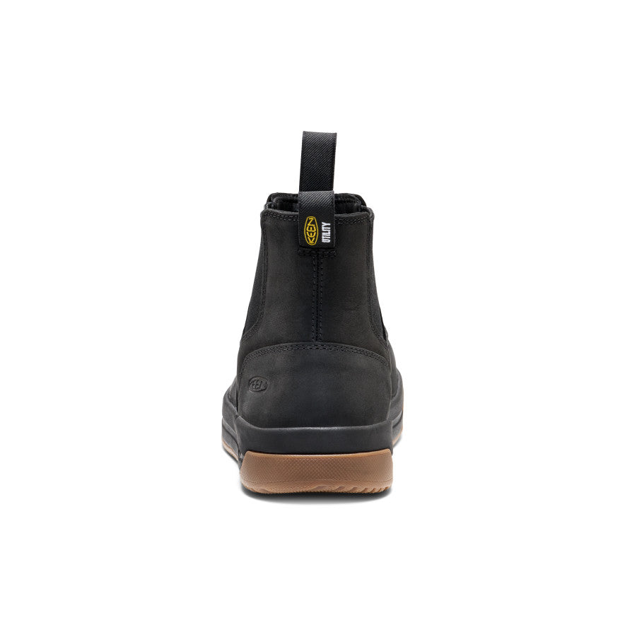 Men's Gibson Chelsea Work Boot (Carbon Toe) | Black/Gum