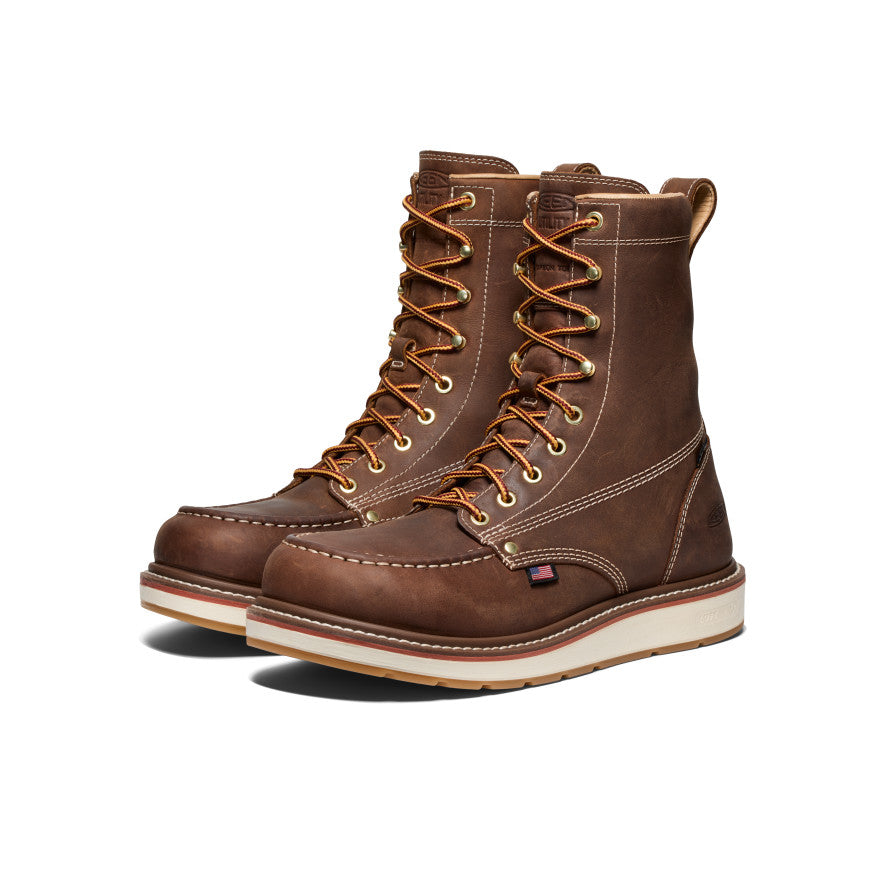 Men's Liberty 8\" Waterproof Boot (Carbon Toe) | Chestnut/Gum