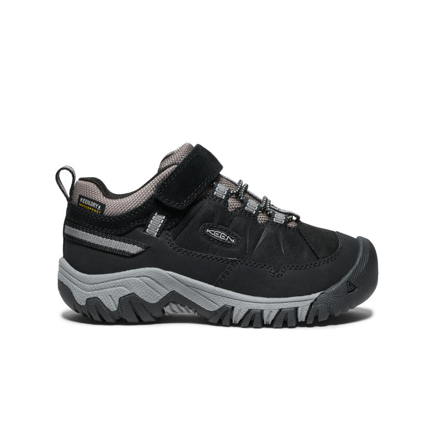 Little Kids' Targhee IV Waterproof Hiking Shoe | Black/Steel Grey