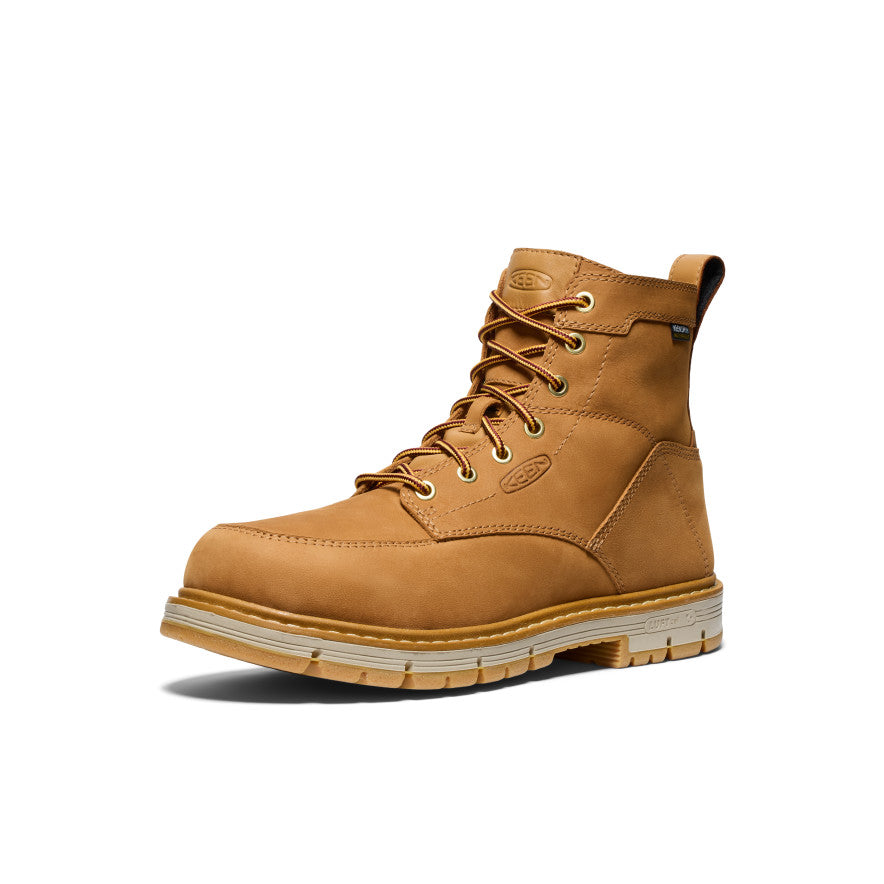 Men's San Jose 6\" Waterproof 90° Heel Boot (Soft Toe) | Bistre/Gum