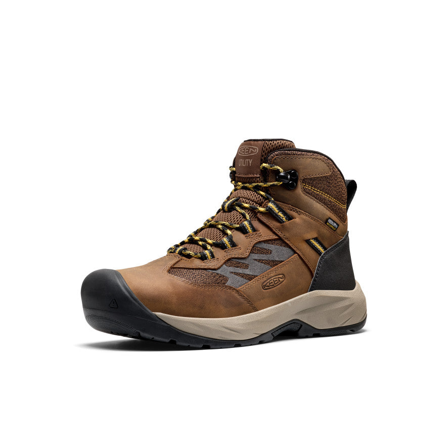 Men's Highframe Waterproof Work Boot (Steel Toe) | Dark Earth/Black