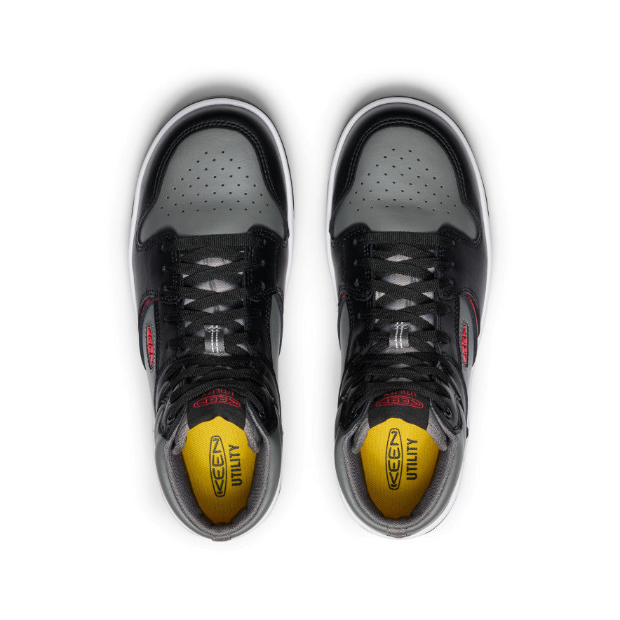 Men's Overton Mid Work Shoe (Carbon Toe) | Steel Grey/Black