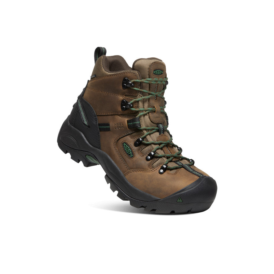 Men's Pittsburgh Energy 6\" Waterproof Boot (Carbon Toe) | Cascade Brown/Greener Pastures