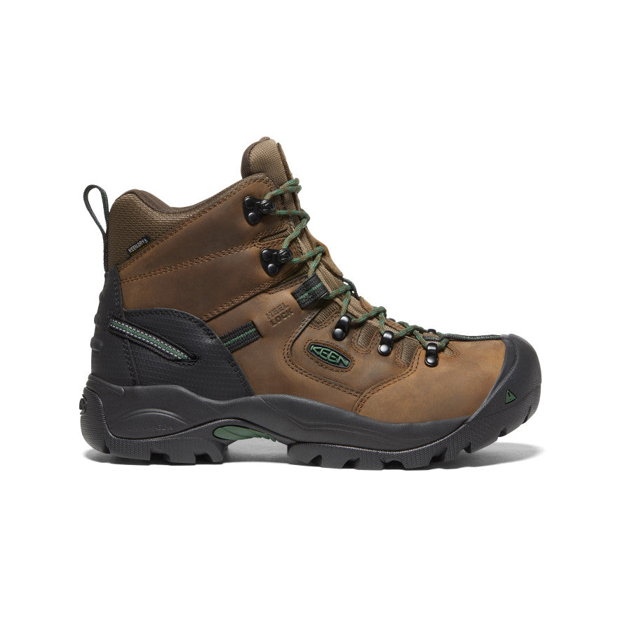 Men's Pittsburgh Energy 6\" Waterproof Boot (Carbon Toe) | Cascade Brown/Greener Pastures