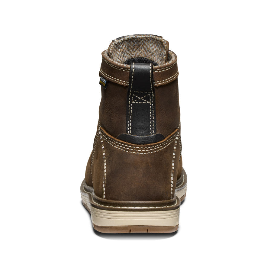 Women's San Jose 6\" Waterproof Boot (Aluminum Toe) | Cascade Brown/Gum