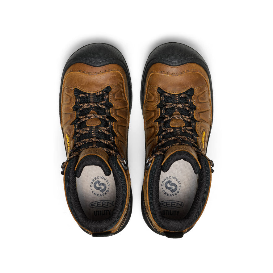 Men's Targhee IV Waterproof Work Boot (Soft Toe) | Belgian/Black