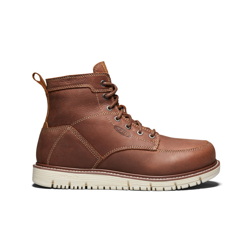 Men's San Jose 6\" Boot (Soft Toe) | Gingerbread/Off White