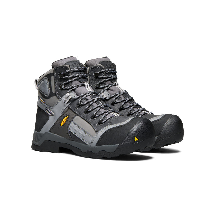 Men's Davenport 6\" Insulated Waterproof Boot (Composite Toe) | Magnet/Steel Grey