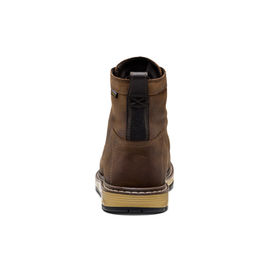 Men's San Jose 6\" Waterproof Boot (Aluminum Toe) | Cascade Brown/Black