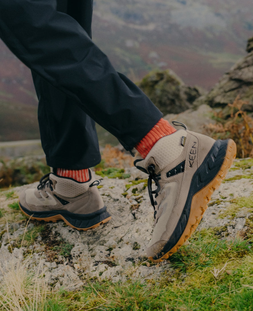 Men's Hightrail Waterproof Hiking Boot | Brindle/Oak Buff